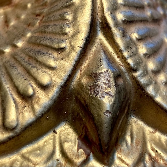 Vintage Chalkware Owl Wall Hanging - Picture 7 of 13